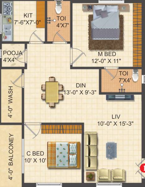  phoenix-heights Floor Plan Floor Plan