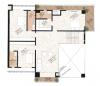  nirvaan-residency Floor Plan Upper Level Duplex Plan