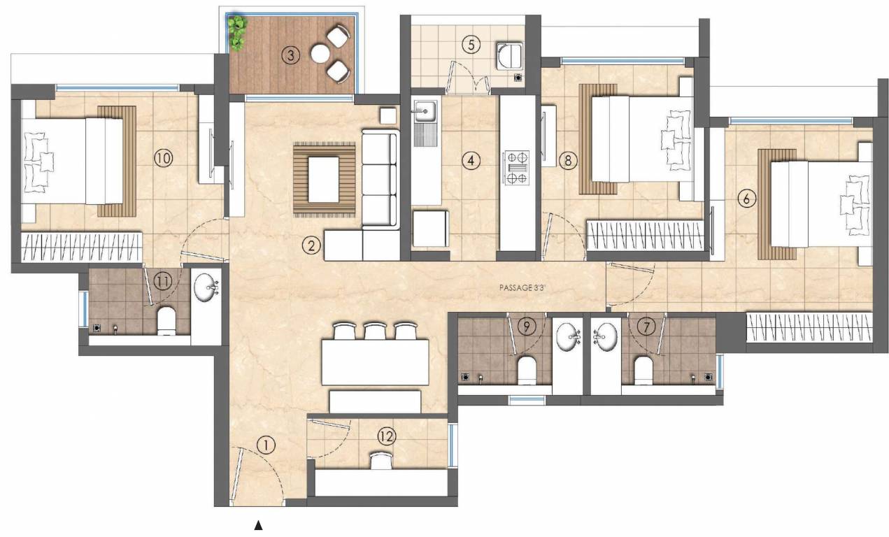 Floor Plan kandivali project tower 2 Floor Plan Floor Plan