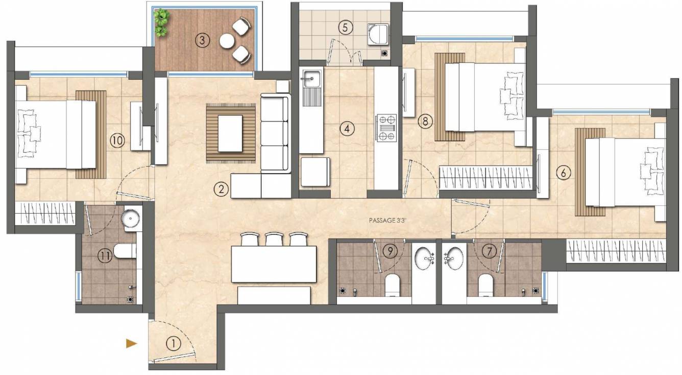 Floor Plan kandivali project tower 2 Floor Plan Floor Plan