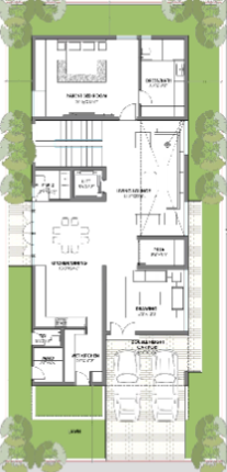  prospera county Floor Plan Ground Floor Plan