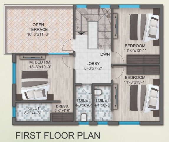  nand nagari Floor Plan First Floor Plan