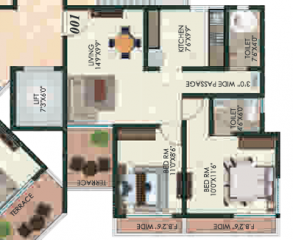  kairali-park-phase-ii Floor Plan Floor Plan
