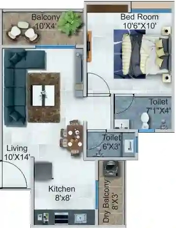 Floor Plan archana paradise phase ii a Floor Plan Floor Plan