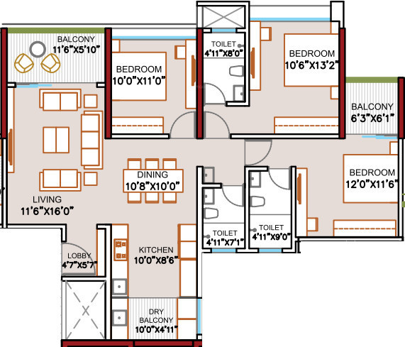  nandan-ace Floor Plan Floor Plan