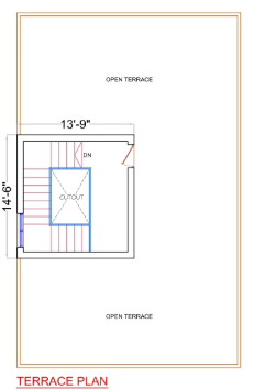 vaarahi praveens hynora Floor Plan Terrace Floor Plan
