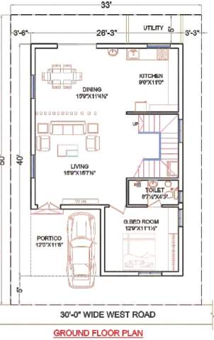  vaarahi praveens hynora Floor Plan Ground Floor Plan