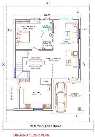  vaarahi praveens hynora Floor Plan Ground Floor Plan