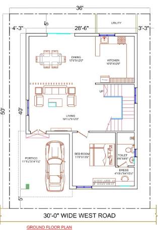  vaarahi praveens hynora Floor Plan Ground Floor Plan