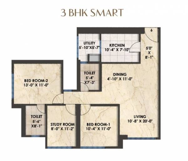  simana-wing-b-phase-1 Floor Plan Floor Plan