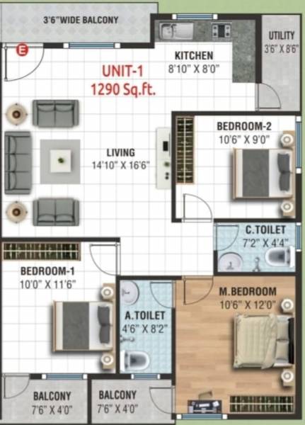  nithya-sarthak Floor Plan Floor Plan