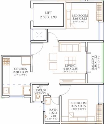  milestone-wing-a Floor Plan Floor Plan