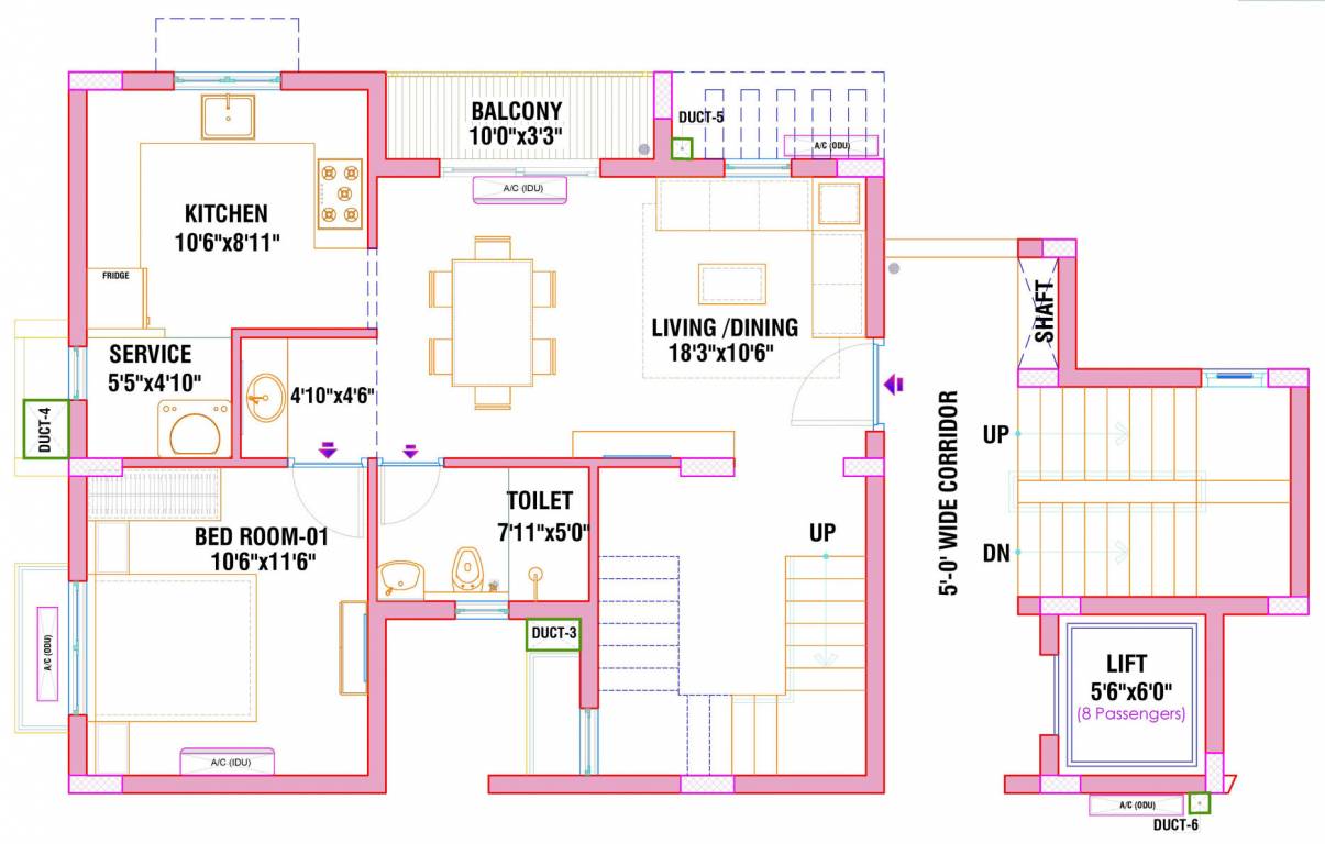  park medows Floor Plan Lower Level Duplex Plan