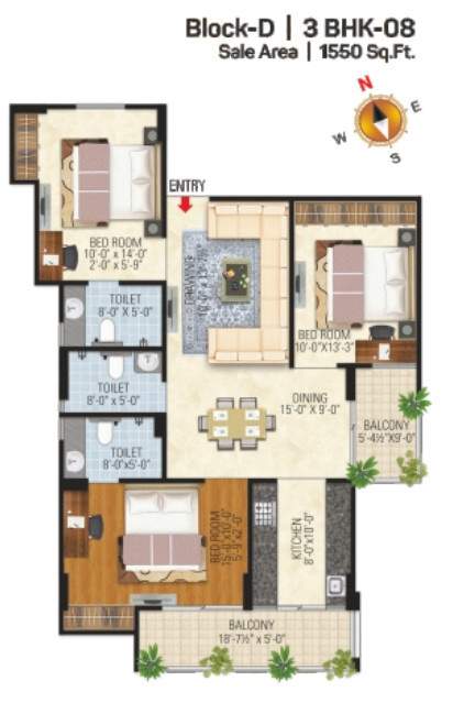  vardhmans kings court Floor Plan Floor Plan