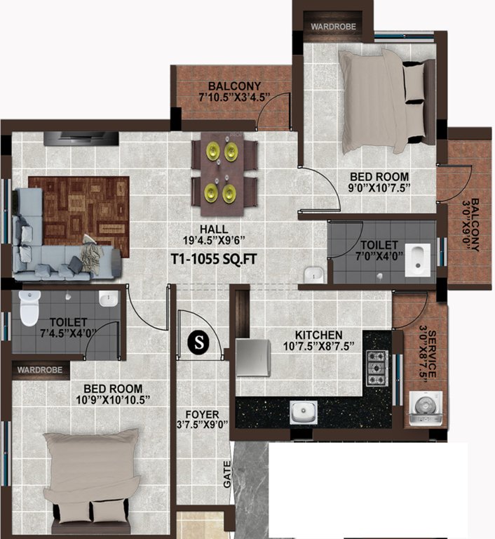  dior Floor Plan Floor Plan