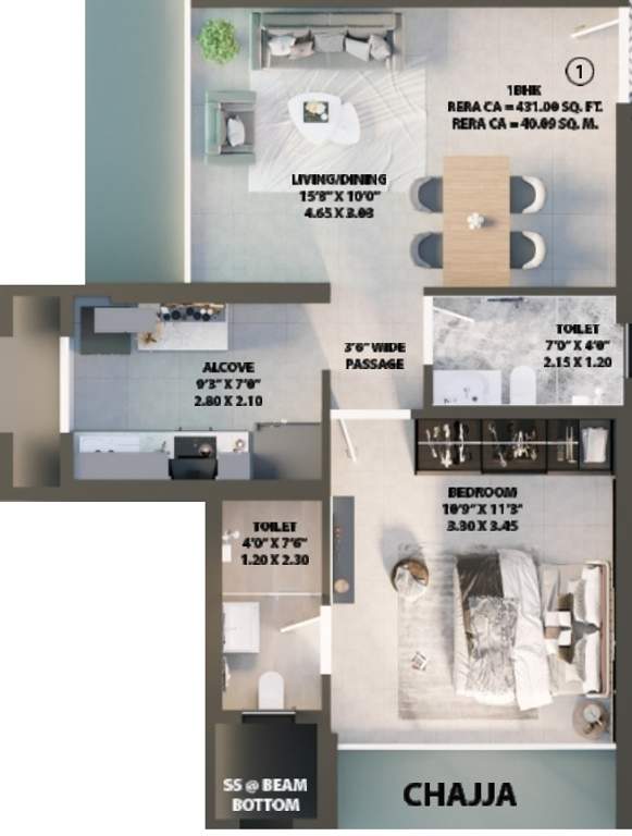  samarth aura phase 1 Floor Plan Floor Plan