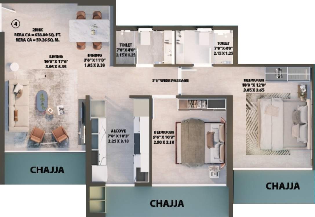 samarth aura phase 1 Floor Plan Floor Plan