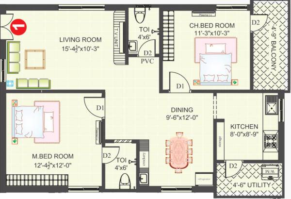  akhilesh-towers Floor Plan Floor Plan