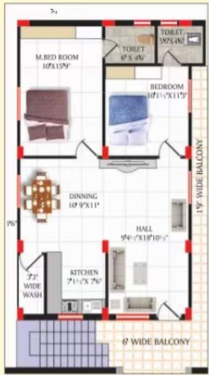  infra ultimus Floor Plan Ground Floor Plan