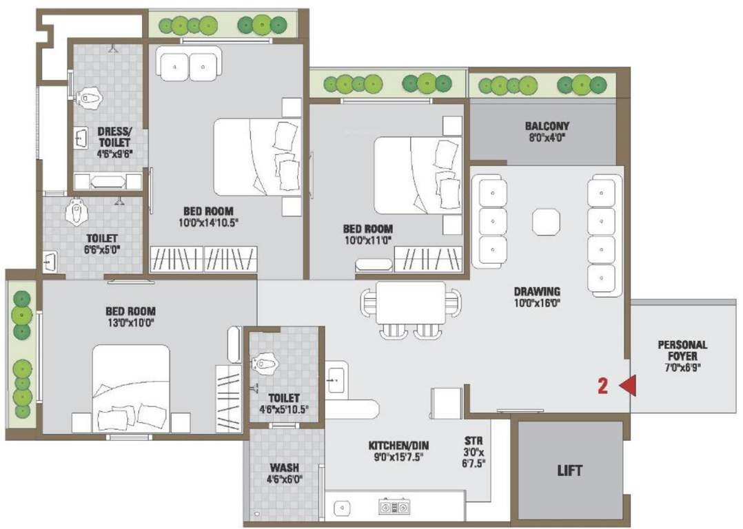  samanvay scintilla Floor Plan Floor Plan