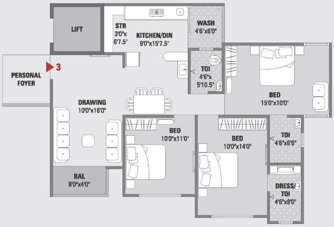  samanvay scintilla Floor Plan Floor Plan