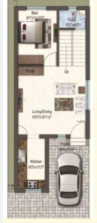 the breeze villas Floor Plan Ground Floor Plan