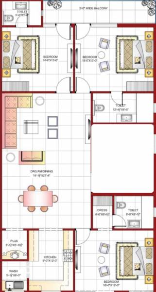  residency Floor Plan Floor Plan