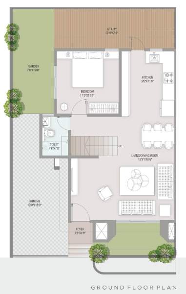 bouganvilla 108 Floor Plan Ground Floor Plan