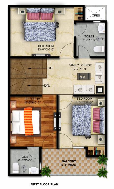  vihaan villa Floor Plan First Floor Plan