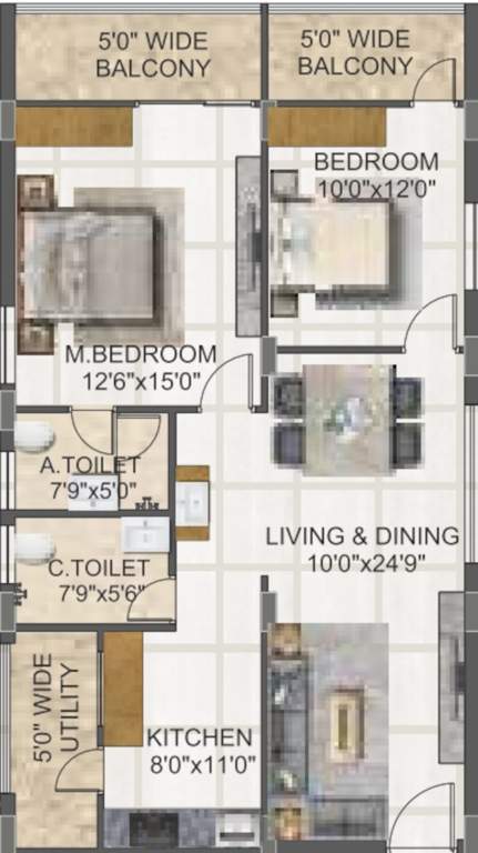  svc indraprastha Floor Plan Floor Plan