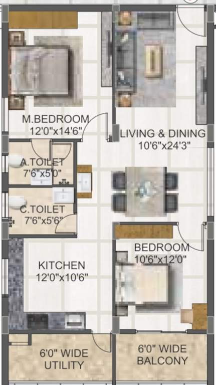  svc indraprastha Floor Plan Floor Plan