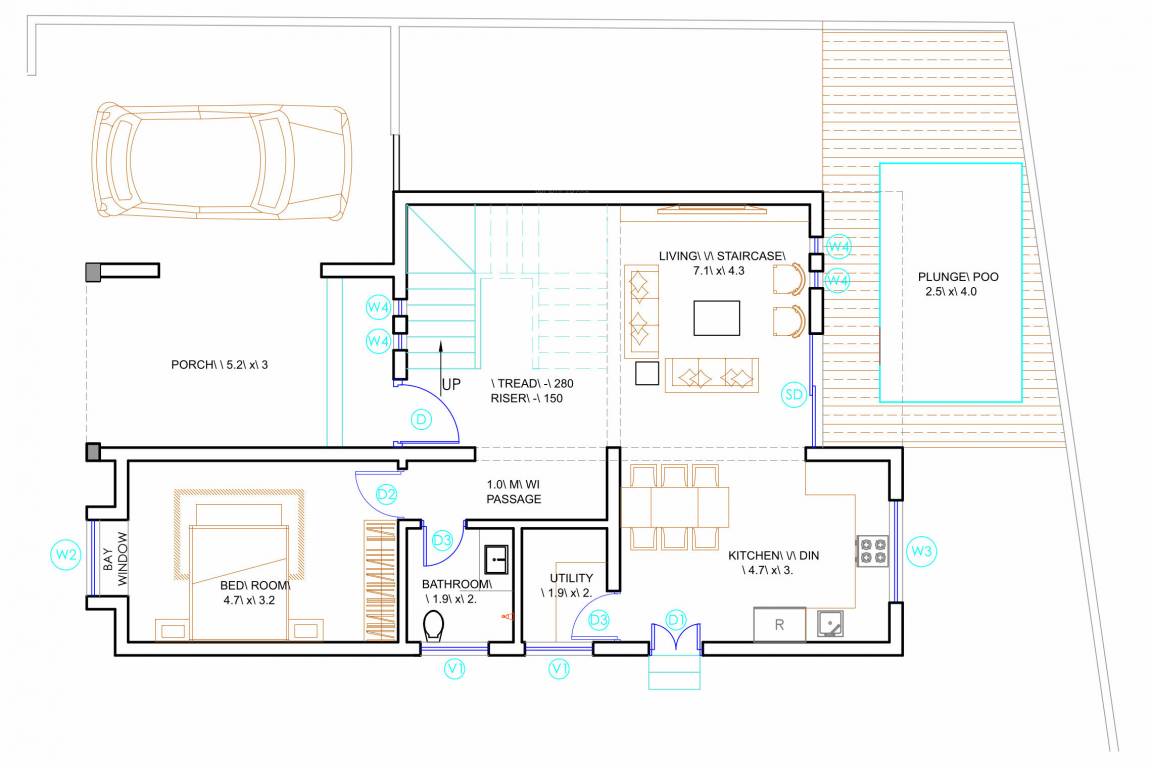  amistad Floor Plan Ground Floor Plan