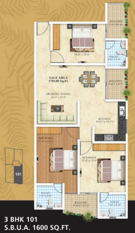 Floor Plan the palm Floor Plan Floor Plan
