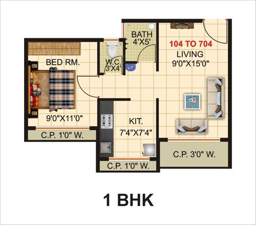  ekveera-heights Floor Plan Floor Plan