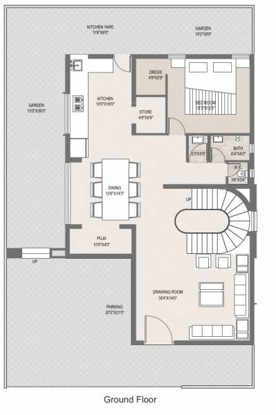  madhuvan-by-shreenilay Floor Plan Ground Floor Plan