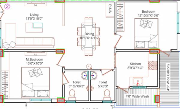  sai-kiran-residency Floor Plan Floor Plan