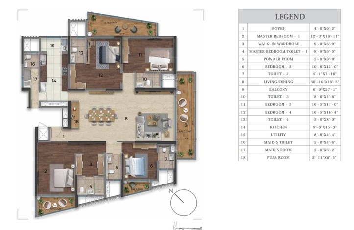 Floor Plan purva orient grand Floor Plan Floor Plan