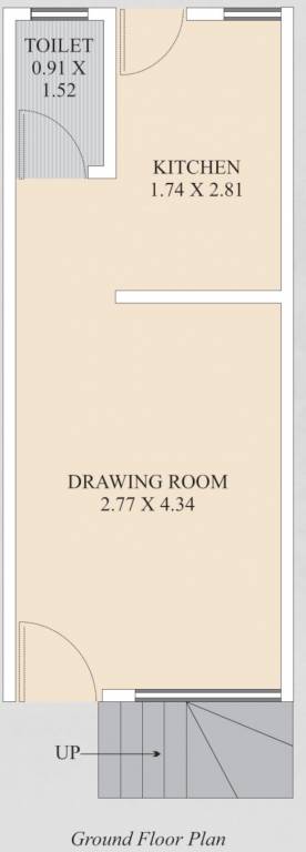 meera 37 residency Floor Plan Ground Floor Plan