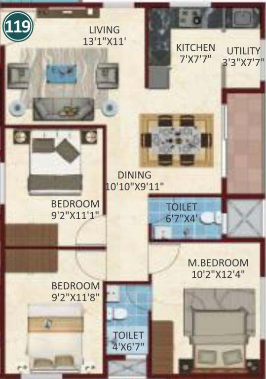 Floor Plan green gardens Floor Plan Floor Plan