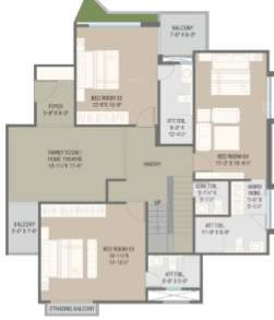  serene signatures Floor Plan Lower Level Penthouse Plan