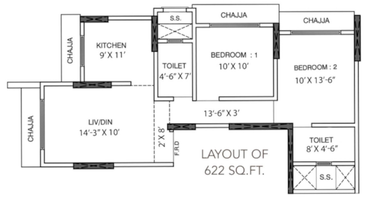  swashraya andheri chs ltd Floor Plan Floor Plan