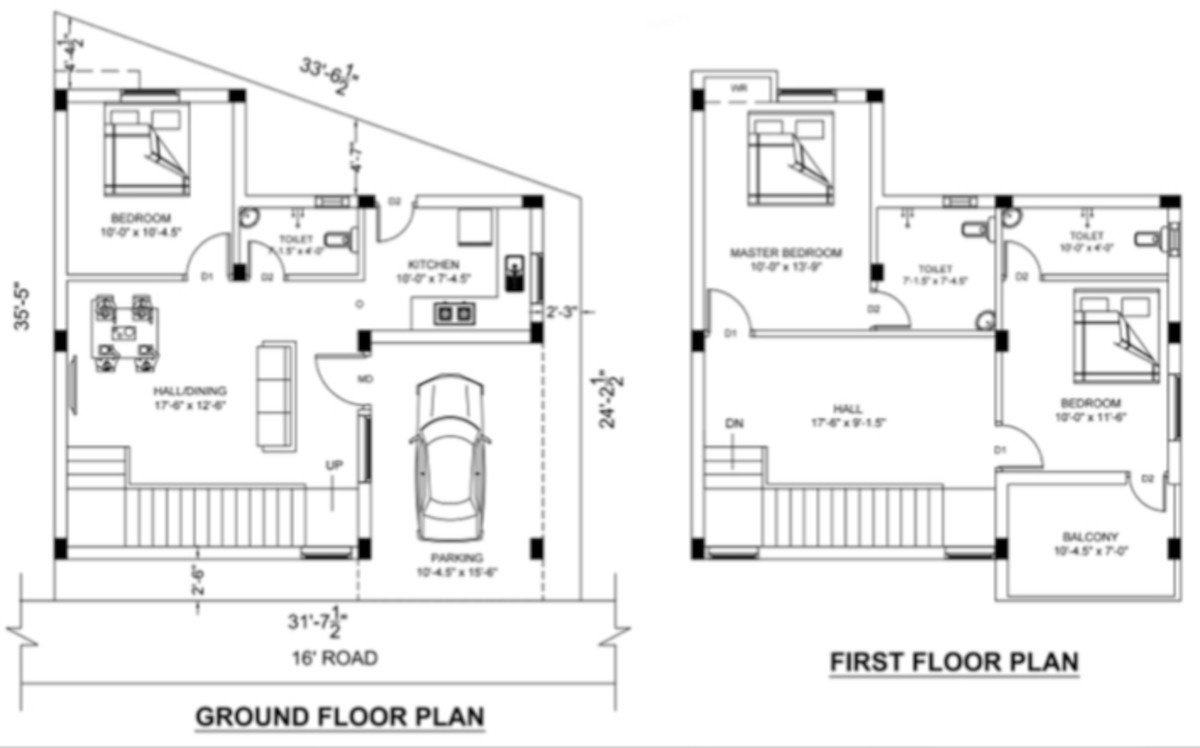  elegant individual villa Floor Plan Floor Plan