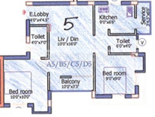 Firm Amaravati (2BHK+2T (770 sq ft) 770 sq ft)