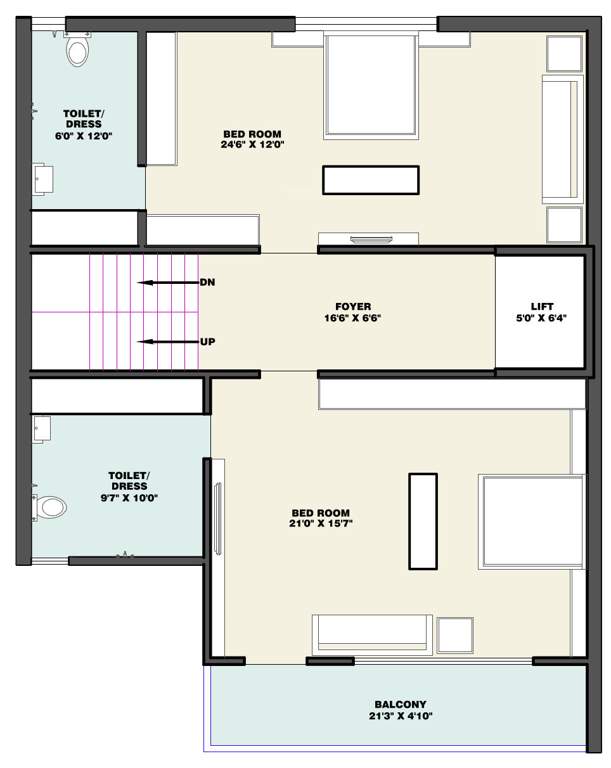  kings villa 2 Floor Plan First Floor Plan