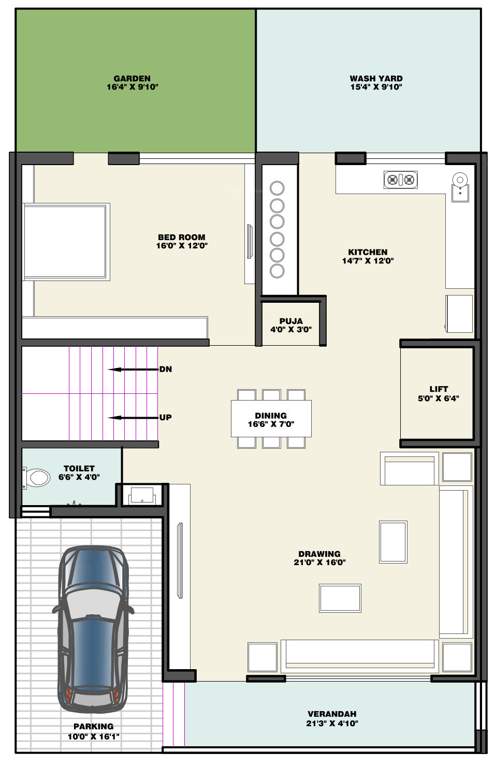  kings villa 2 Floor Plan Ground Floor Plan