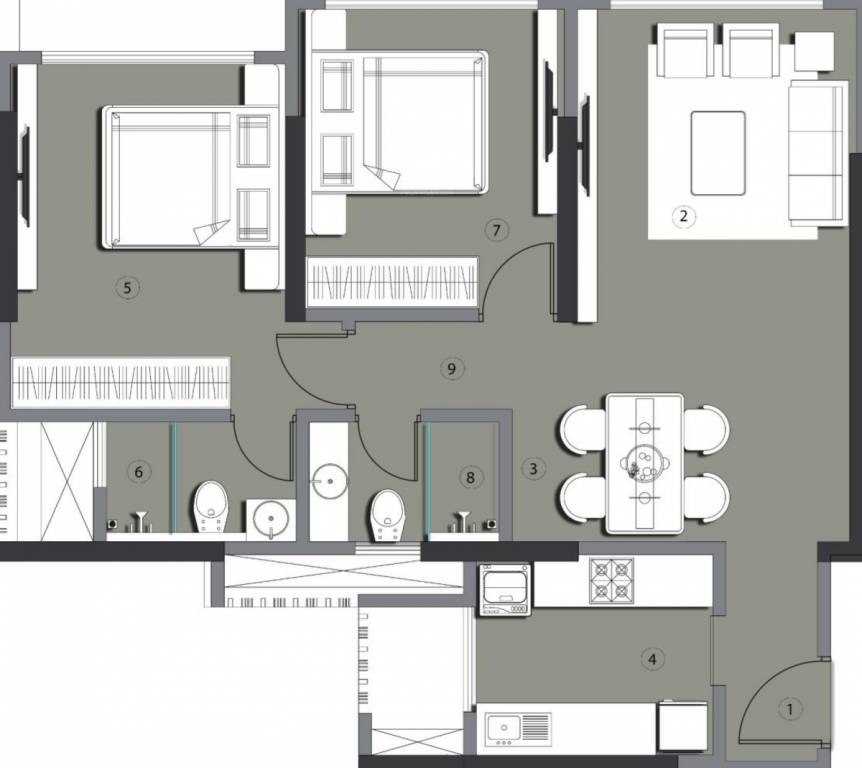 Floor Plan jade gardens tower a Floor Plan Floor Plan