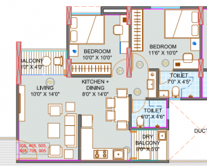 Floor Plan  county-phase-iv-wing-i Floor Plan Floor Plan