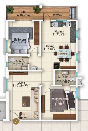  prathik-phase-ii Floor Plan Floor Plan
