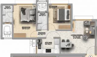  avenue-wing-m Floor Plan Floor Plan