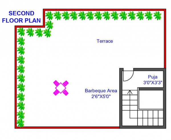 Second Floor Plan aastha Floor Plan Second Floor Plan